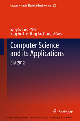 Yeo / Pan / Lee |  Computer Science and its Applications | eBook | Sack Fachmedien