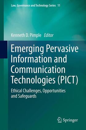 Pimple |  Emerging Pervasive Information and Communication Technologies (PICT) | Buch |  Sack Fachmedien