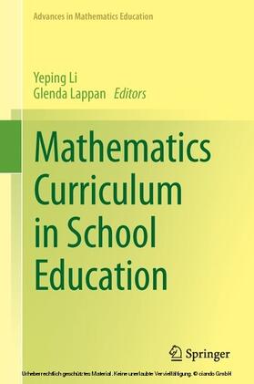 Li / Lappan |  Mathematics Curriculum in School Education | eBook | Sack Fachmedien
