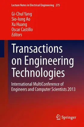 Yang / Castillo / Ao |  Transactions on Engineering Technologies | Buch |  Sack Fachmedien