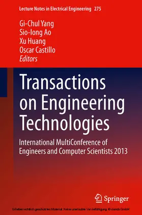 Yang / Ao / Huang |  Transactions on Engineering Technologies | eBook | Sack Fachmedien