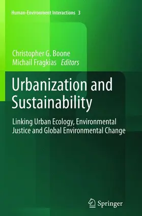 Fragkias / Boone |  Urbanization and Sustainability | Buch |  Sack Fachmedien