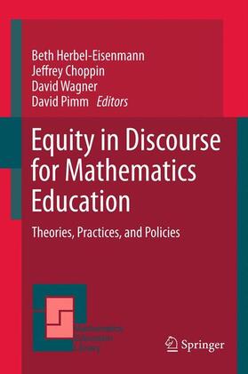 Herbel-Eisenmann / Pimm / Choppin |  Equity in Discourse for Mathematics Education | Buch |  Sack Fachmedien