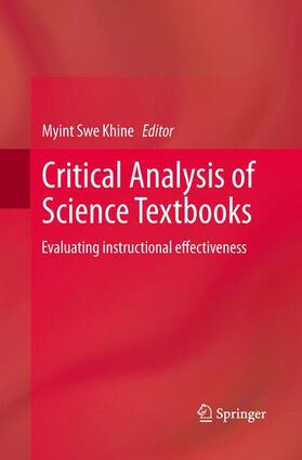 Khine |  Critical Analysis of Science Textbooks | Buch |  Sack Fachmedien