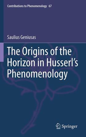 Geniusas |  The Origins of the Horizon in Husserl¿s Phenomenology | Buch |  Sack Fachmedien