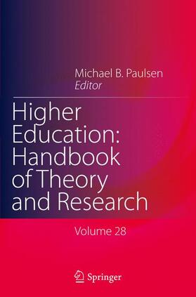 Paulsen |  Higher Education: Handbook of Theory and Research | Buch |  Sack Fachmedien