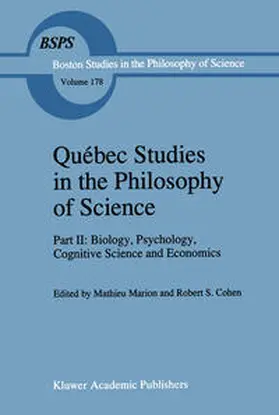 Marion / Cohen | Québec Studies in the Philosophy of Science | E-Book | sack.de