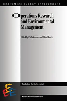 Carraro / Haurie |  Operations Research and Environmental Management | eBook | Sack Fachmedien