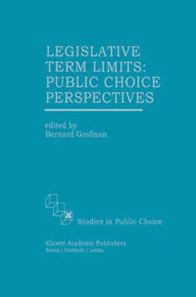 Grofman | Legislative Term Limits: Public Choice Perspectives | E-Book | sack.de