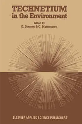Desmet / Myttenaere |  Technetium in the Environment | eBook | Sack Fachmedien