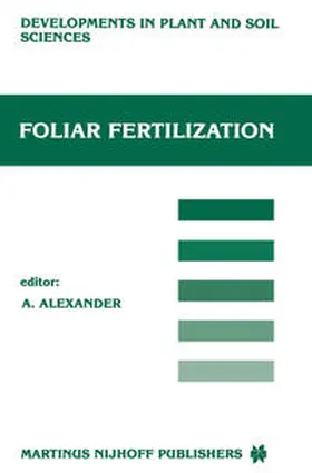 Alexander |  Foliar Fertilization | eBook | Sack Fachmedien