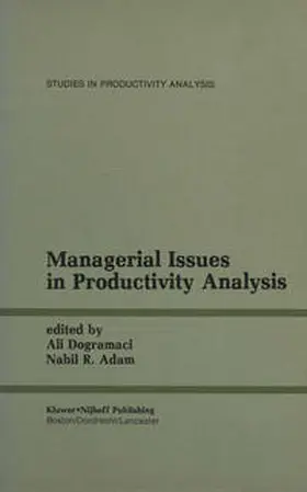 Dogramaci / Adam |  Managerial Issues in Productivity Analysis | eBook | Sack Fachmedien