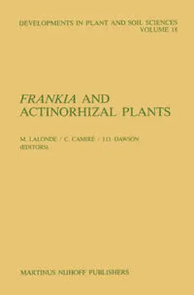 Lalonde / Camiré / Dawson |  Frankia and Actinorhizal Plants | eBook | Sack Fachmedien