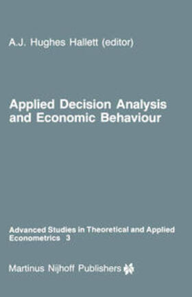 Hughes Hallett |  Applied Decision Analysis and Economic Behaviour | eBook | Sack Fachmedien