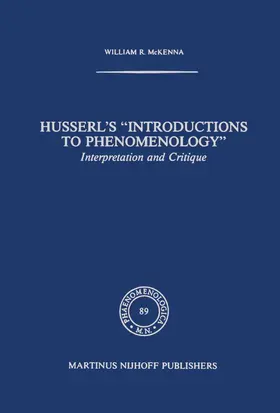 Mckenna |  Husserl¿s ¿Introductions to Phenomenology¿ | Buch |  Sack Fachmedien