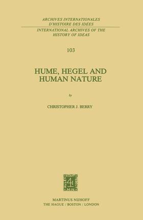 Berry |  Hume, Hegel and Human Nature | Buch |  Sack Fachmedien