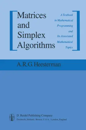 Heesterman |  Matrices and Simplex Algorithms | Buch |  Sack Fachmedien