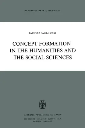 Pawlowski |  Concept Formation in the Humanities and the Social Sciences | Buch |  Sack Fachmedien