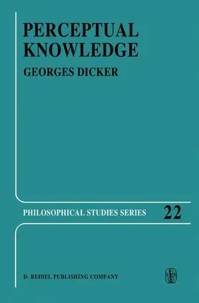 Dicker |  Perceptual Knowledge | Buch |  Sack Fachmedien