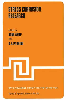 Parkins / Arup |  Stress Corrosion Research | Buch |  Sack Fachmedien