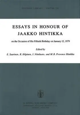 Saarinen / Niiniluoto / Hilpinen |  Essays in Honour of Jaakko Hintikka | eBook | Sack Fachmedien