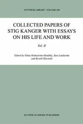 Holmström-Hintikka / Lindström / Sliwinski |  Collected Papers of Stig Kanger with Essays on his Life and Work Volume II | eBook | Sack Fachmedien