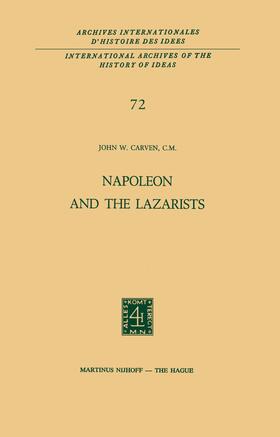 Carven |  Napoleon and the Lazarists | Buch |  Sack Fachmedien