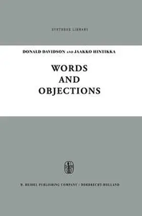 Davidson / Hintikka |  Words and Objections | eBook | Sack Fachmedien