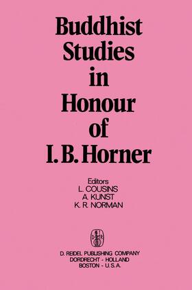 Cousins / Norman / Kunst |  Buddhist Studies in Honour of I.B. Horner | Buch |  Sack Fachmedien