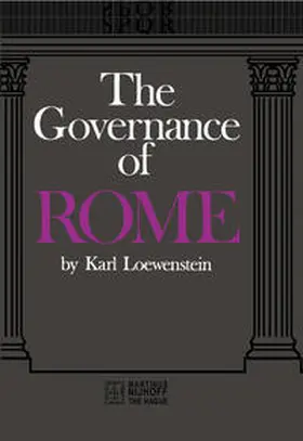 Loewenstein |  The Governance of ROME | eBook | Sack Fachmedien