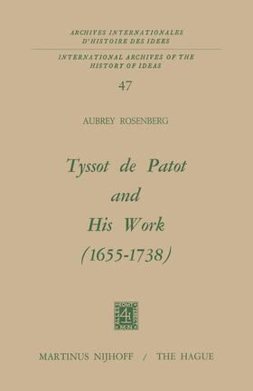 Rosenberg |  Tyssot De Patot and His Work 1655 ¿ 1738 | Buch |  Sack Fachmedien