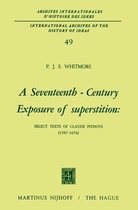 Whitmore |  A Seventeenth-Century Exposure of Superstition | Buch |  Sack Fachmedien
