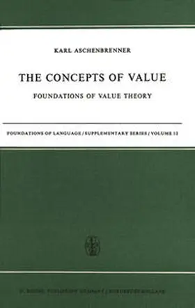 Aschenbrenner |  The Concepts of Value | eBook | Sack Fachmedien