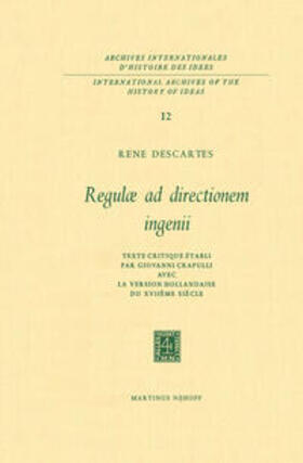 Descartes |  Regulæ ad Directionem IngenII | eBook | Sack Fachmedien