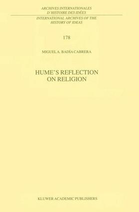 Badía Cabrera |  Hume¿s Reflection on Religion | Buch |  Sack Fachmedien