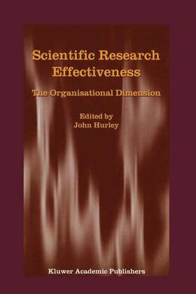 Hurley |  Scientific Research Effectiveness | Buch |  Sack Fachmedien