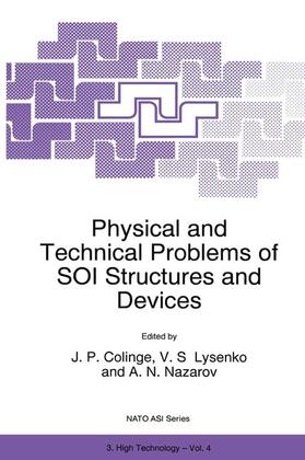 Colinge / Nazarov / Lysenko |  Physical and Technical Problems of SOI Structures and Devices | Buch |  Sack Fachmedien