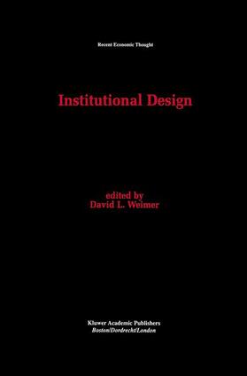 Weimer |  Institutional Design | Buch |  Sack Fachmedien
