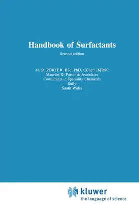 Porter |  Handbook of Surfactants | Buch |  Sack Fachmedien