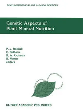 Randall / Munns / Delhaize |  Genetic Aspects of Plant Mineral Nutrition | Buch |  Sack Fachmedien