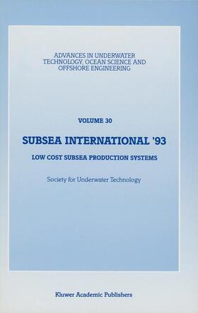  Subsea International¿ 93 | Buch |  Sack Fachmedien