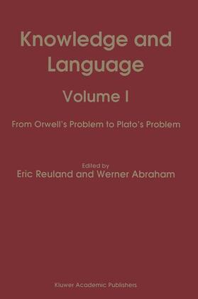 Abraham / Reuland |  Knowledge and Language | Buch |  Sack Fachmedien