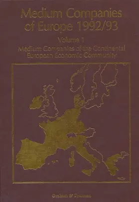 Whiteside |  Medium Companies of Europe 1992/93 | Buch |  Sack Fachmedien