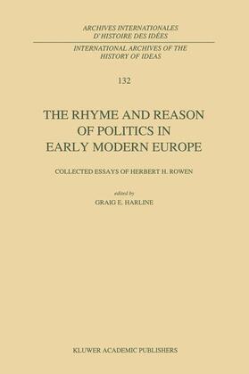 Harline |  The Rhyme and Reason of Politics in Early Modern Europe | Buch |  Sack Fachmedien