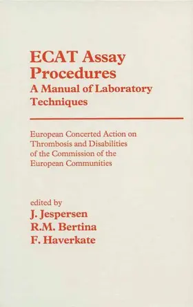 Jespersen / Haverkate / Bertina |  ECAT Assay Procedures A Manual of Laboratory Techniques | Buch |  Sack Fachmedien