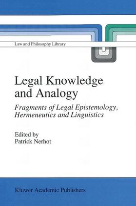 Nerhot |  Legal Knowledge and Analogy | Buch |  Sack Fachmedien