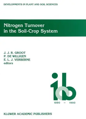 Groot / Verberne / de Willigen |  Nitrogen Turnover in the Soil-Crop System | Buch |  Sack Fachmedien