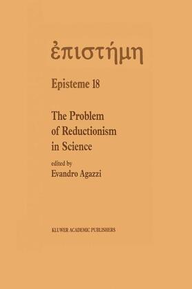 Agazzi |  The Problem of Reductionism in Science | Buch |  Sack Fachmedien