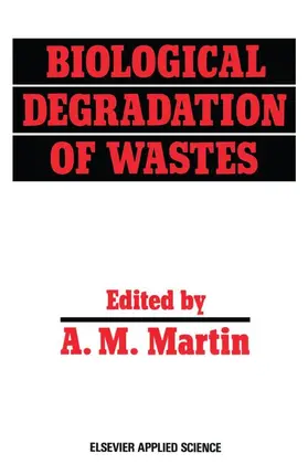 Martin |  Biological Degradation of Wastes | Buch |  Sack Fachmedien