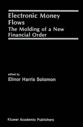 Solomon |  Electronic Money Flows | Buch |  Sack Fachmedien